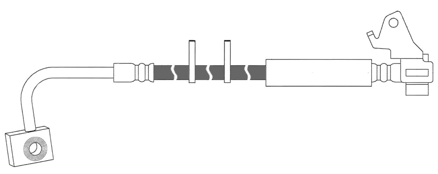 Rr Brake Hose  Centric Parts  150.58304