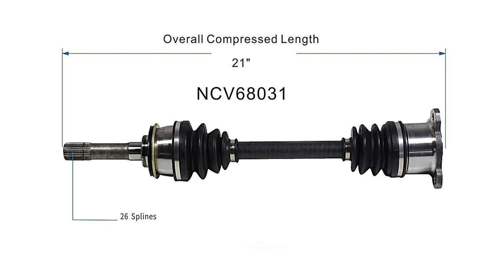 Left New CV Complete Assy   GSP North America   NCV68031