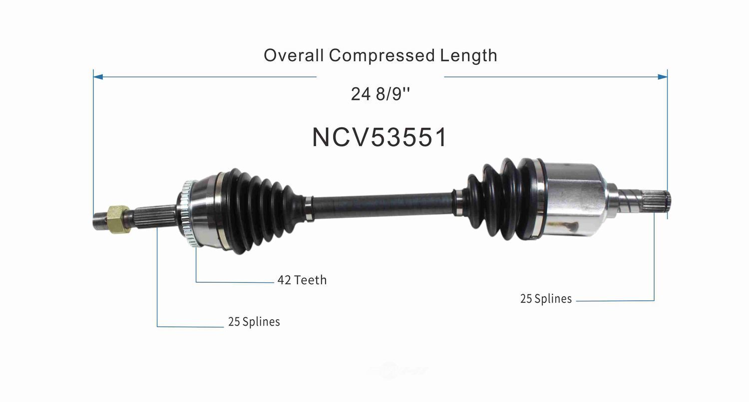 Left New CV Complete Assy   GSP North America   NCV53551