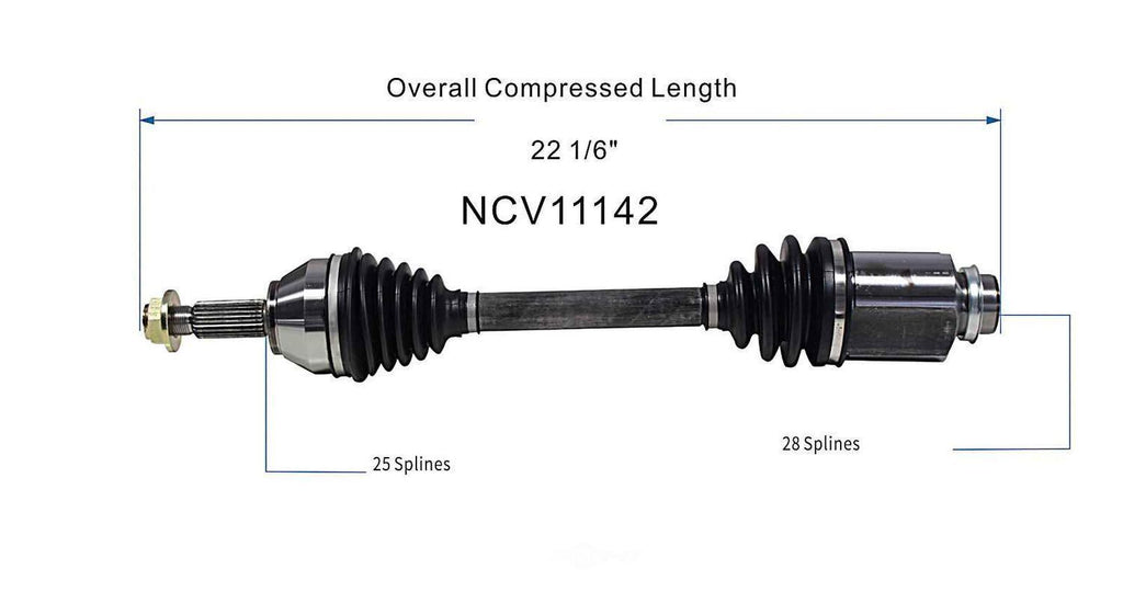 Right New CV Complete Assy   GSP North America   NCV11142