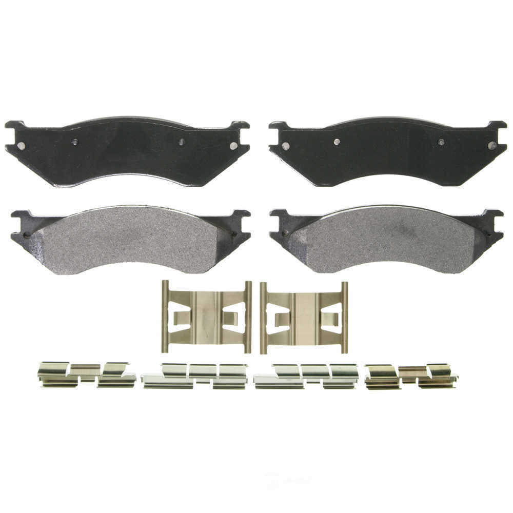 Frt Semi-Met Brake Pads  Wagner  ZX842