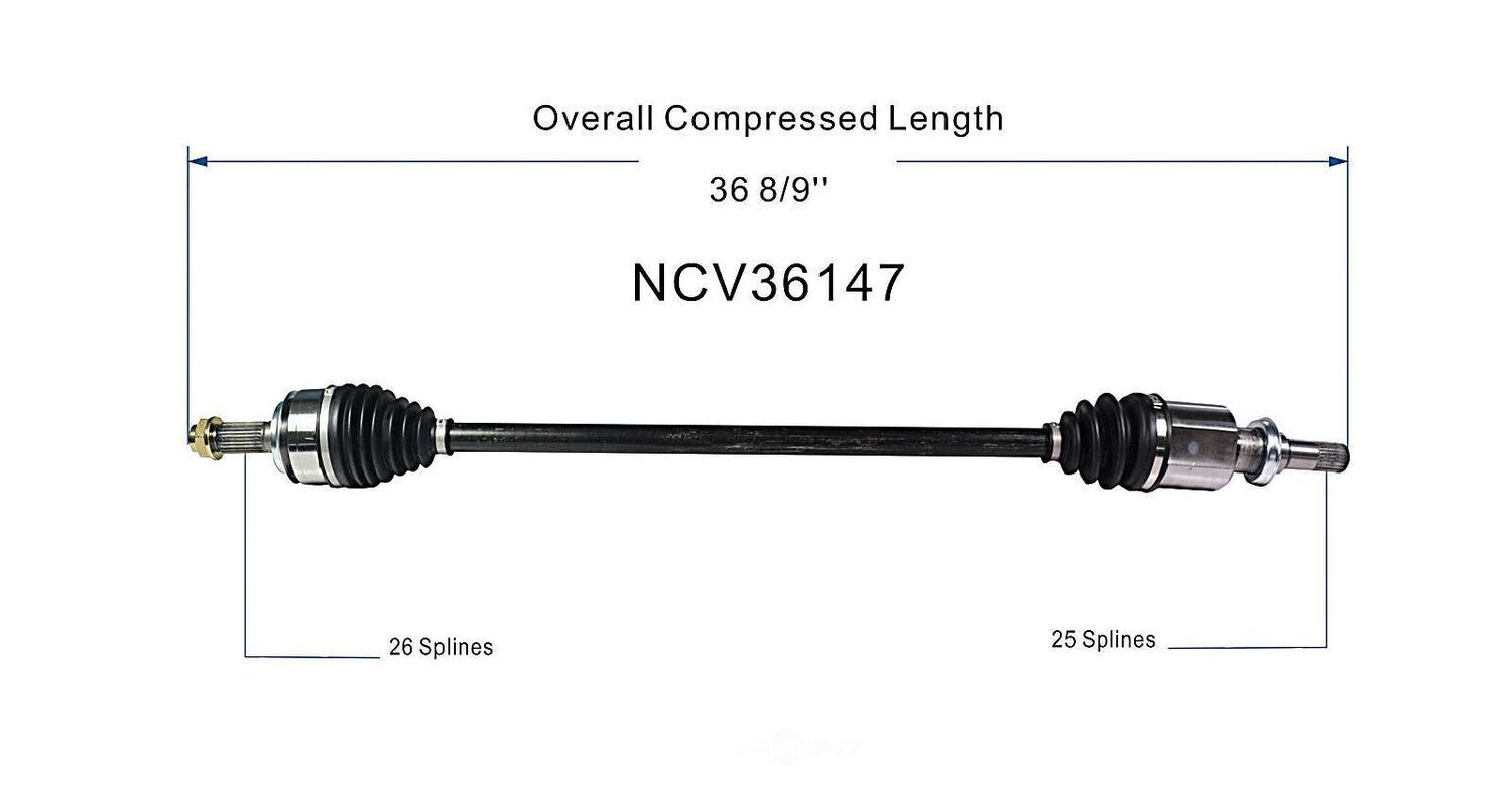 Right New CV Complete Assy   GSP North America   NCV36147