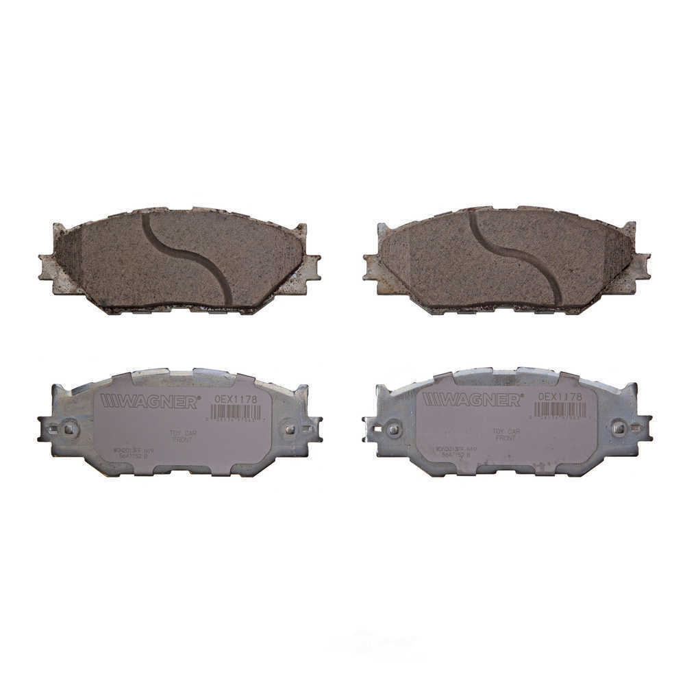 Frt Premium Ceramic Brake Pads  Wagner  OEX1178