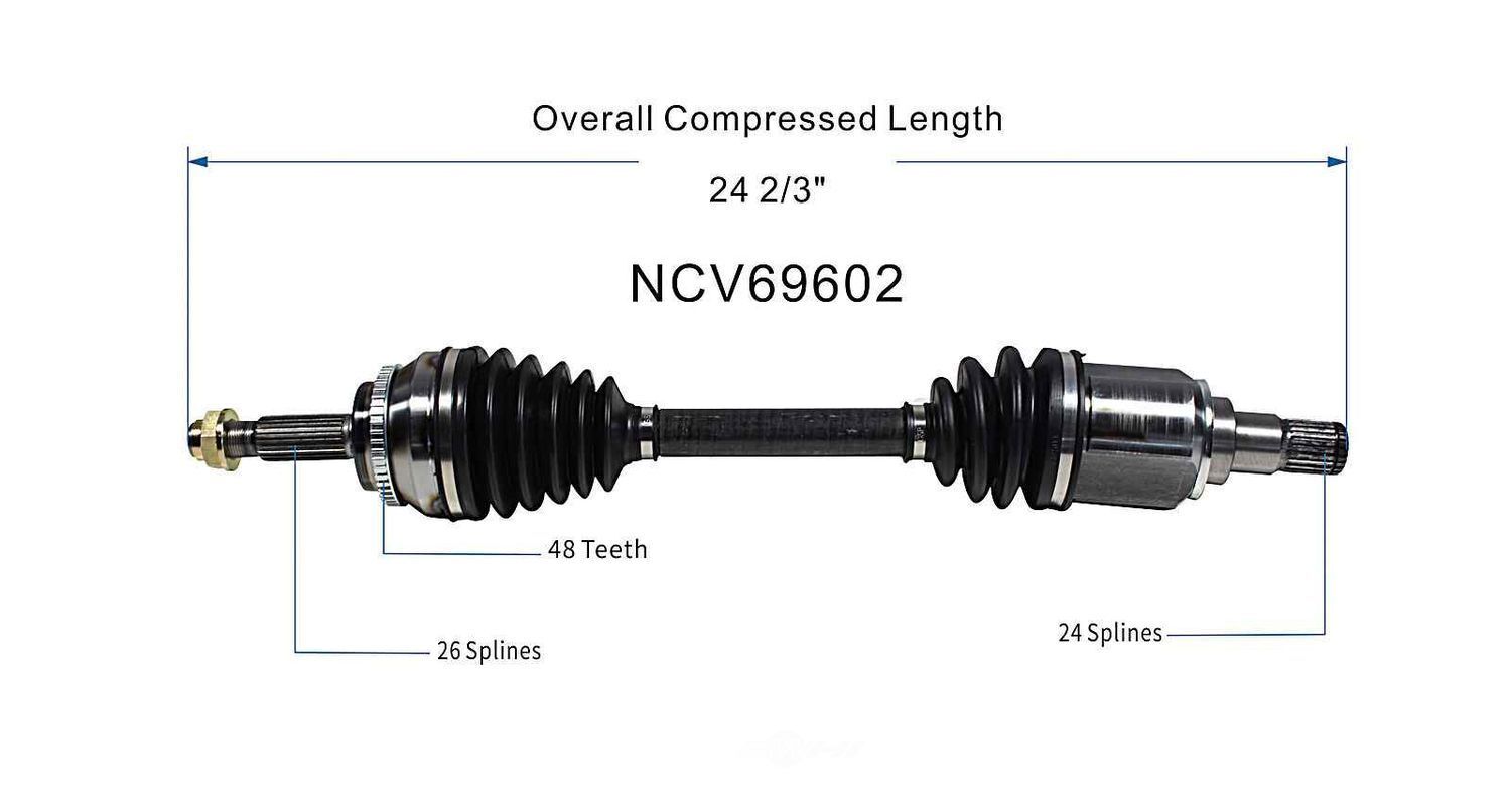 Left New CV Complete Assy   GSP North America   NCV69602