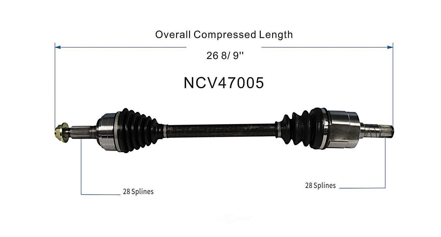 Left New CV Complete Assy   GSP North America   NCV47005