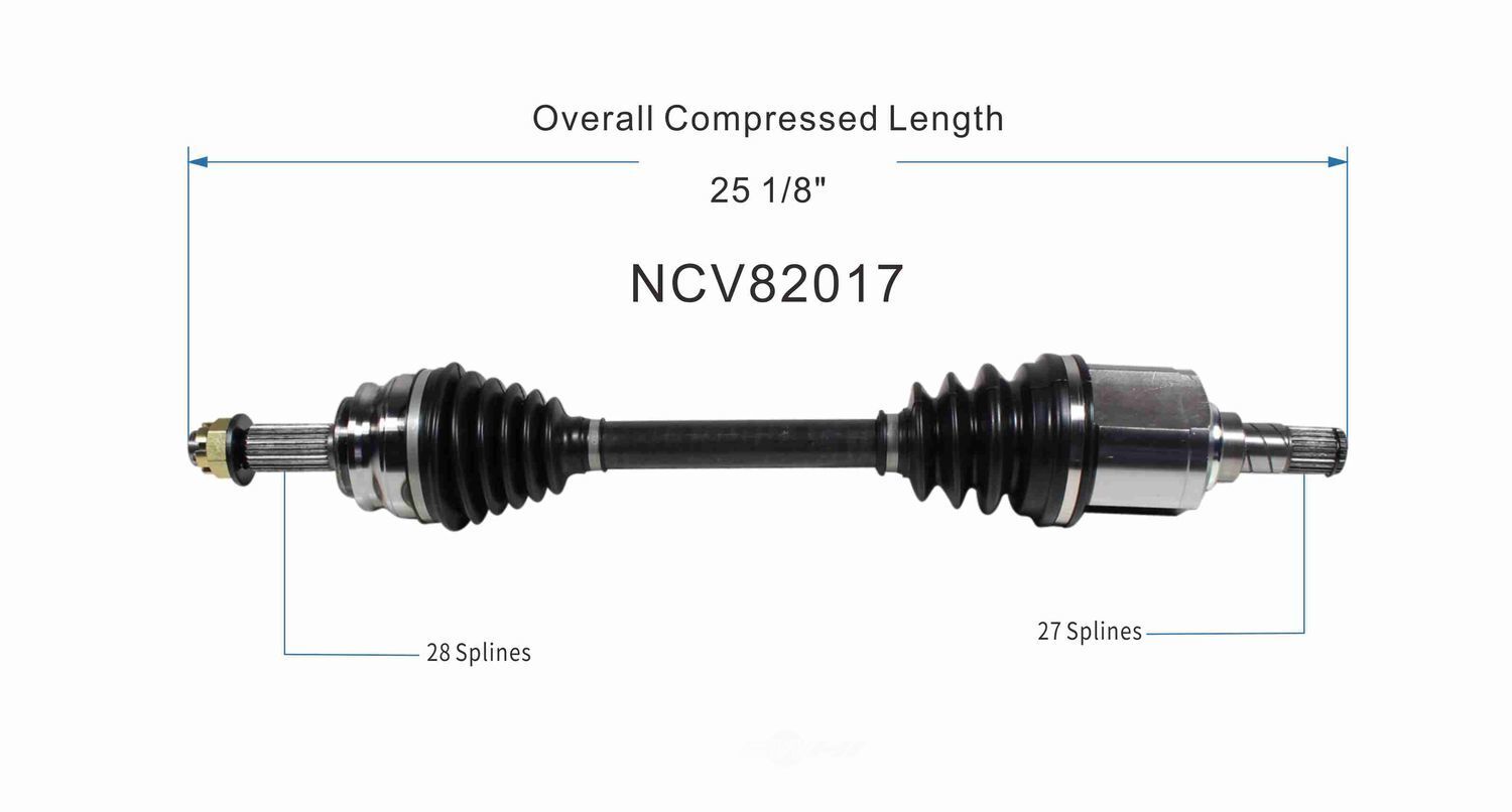 Left New CV Complete Assy   GSP North America   NCV82017