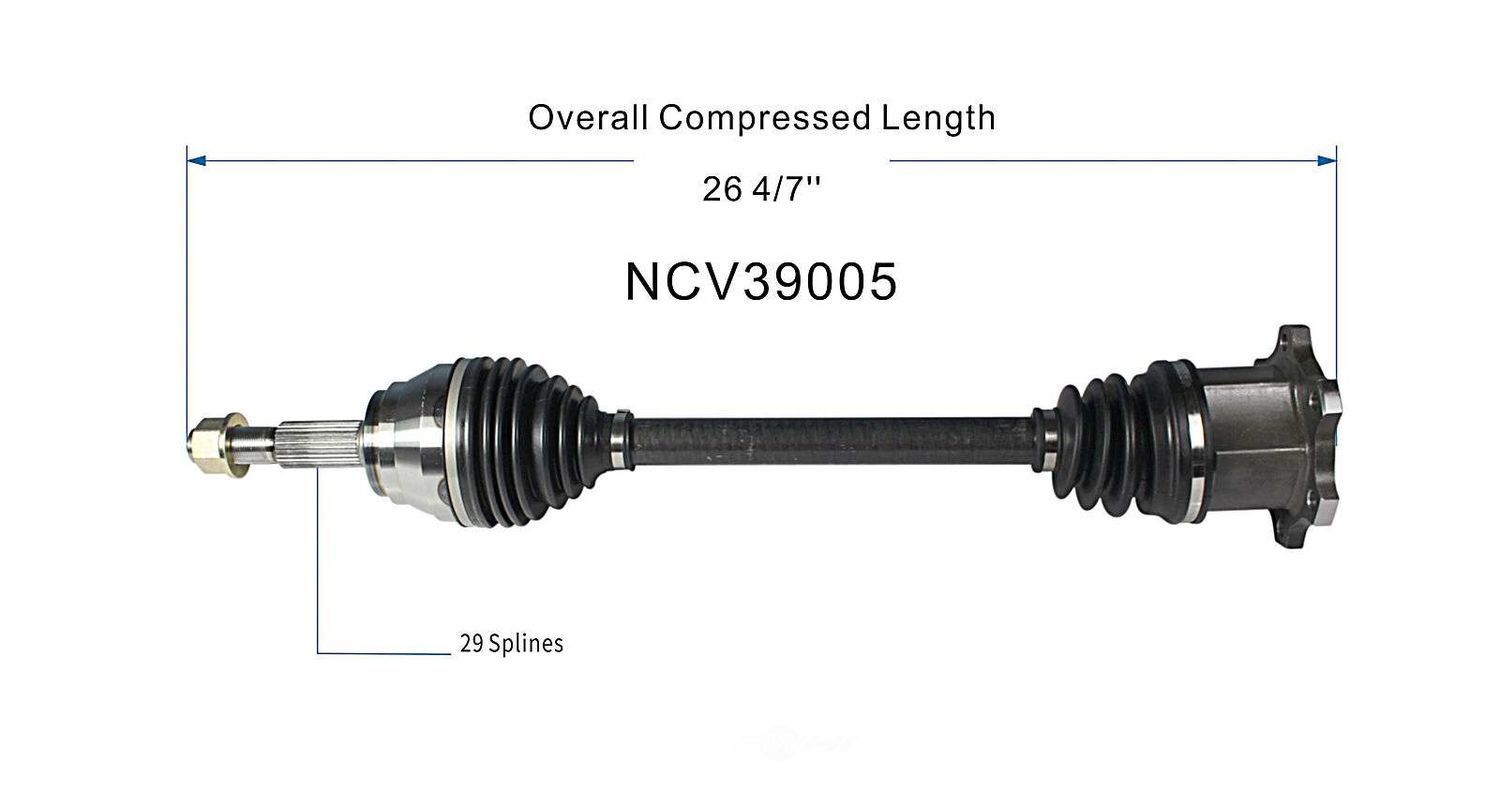 Left New CV Complete Assy   GSP North America   NCV39005