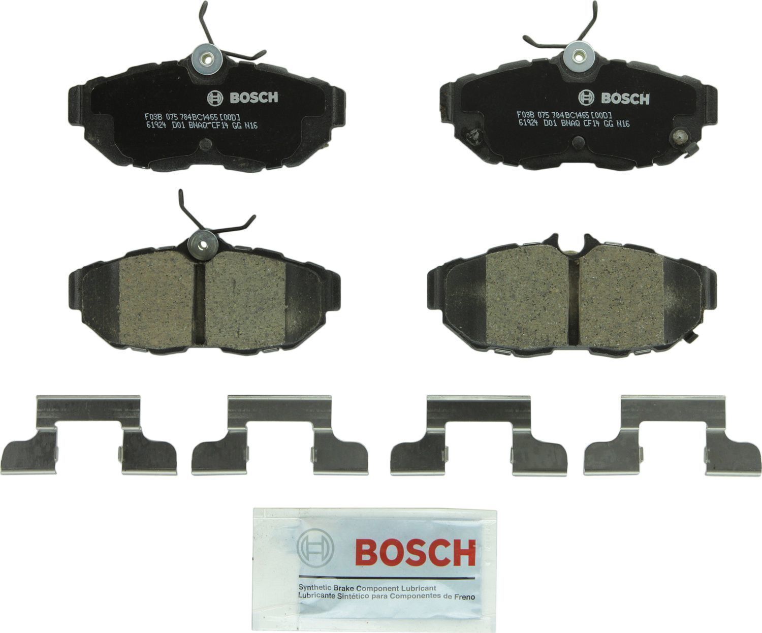 Rr Ceramic Brake Pads  Bosch  BC1465