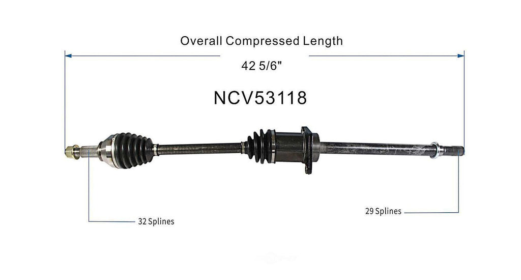 Right New CV Complete Assy   GSP North America   NCV53118