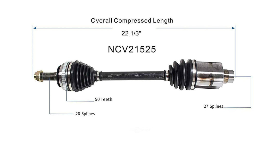 Left New CV Complete Assy   GSP North America   NCV21525