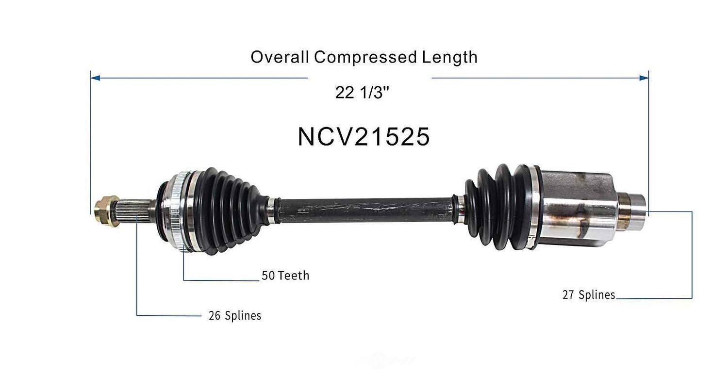 Left New CV Complete Assy   GSP North America   NCV21525