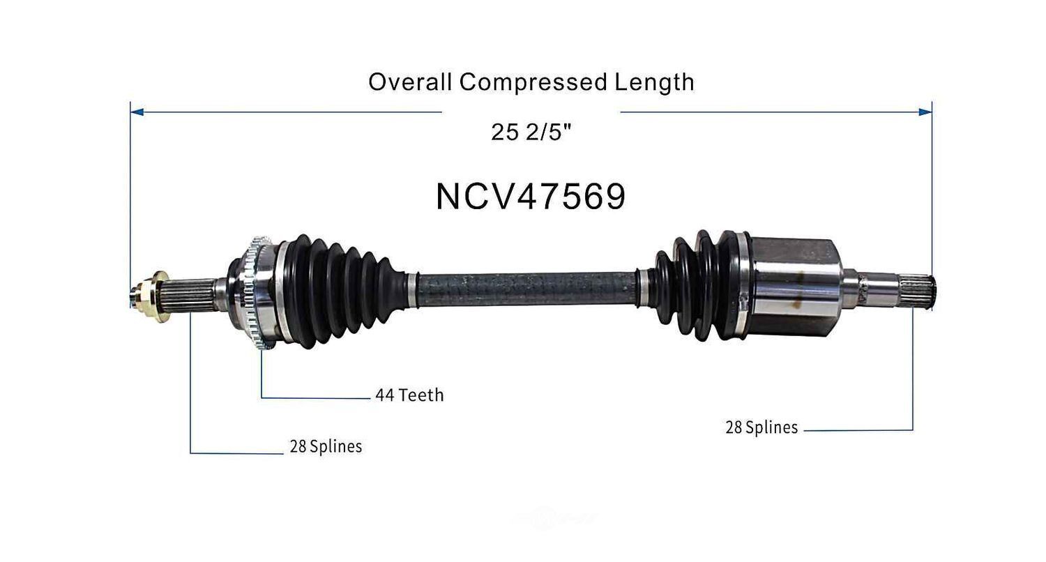 Left New CV Complete Assy   GSP North America   NCV47569
