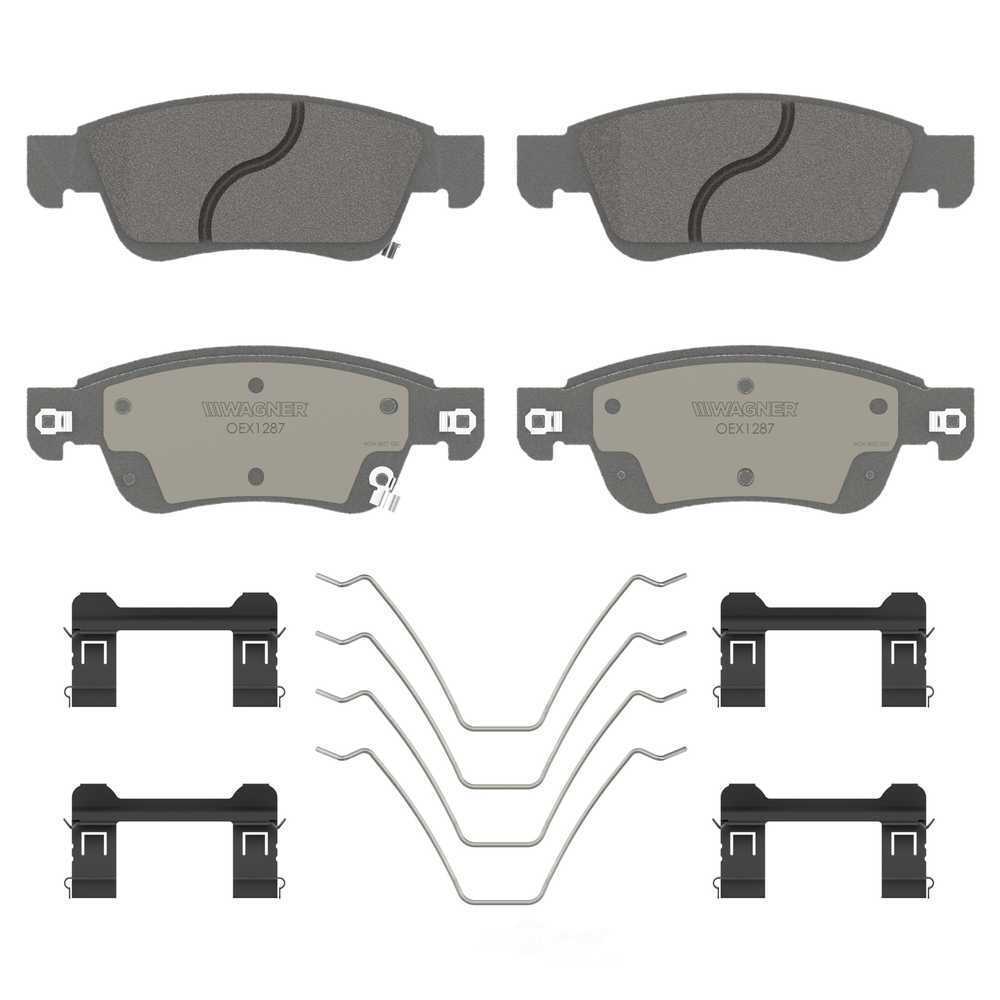 Frt Premium Ceramic Brake Pads  Wagner  OEX1287