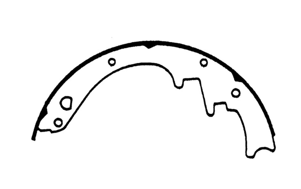 Rr Premium Brake Shoes  Centric Parts  111.01520