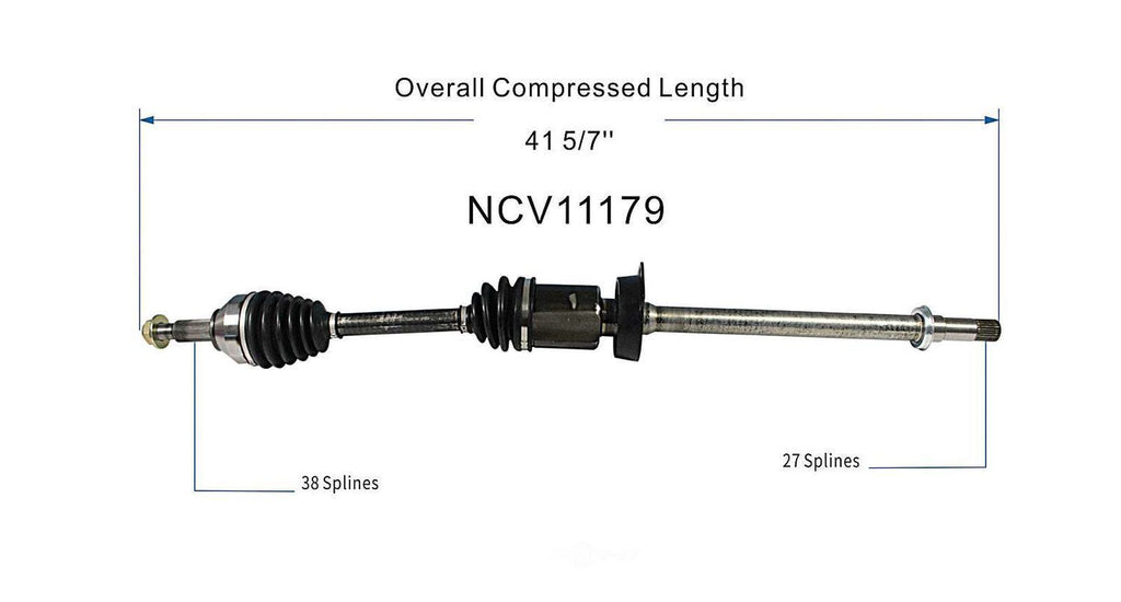 Right New CV Complete Assy   GSP North America   NCV11179
