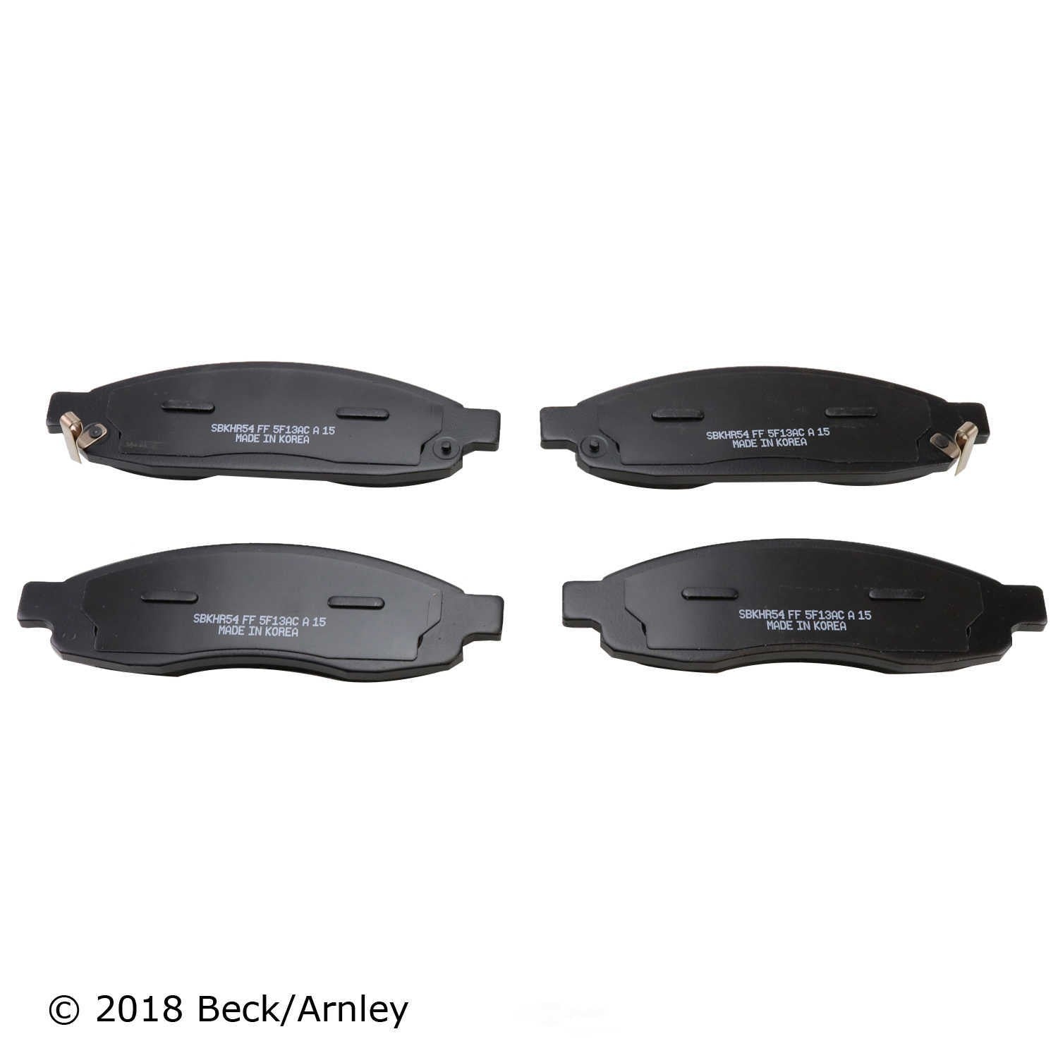 Frt OE Brake Pads  Beck/Arnley  089-1747