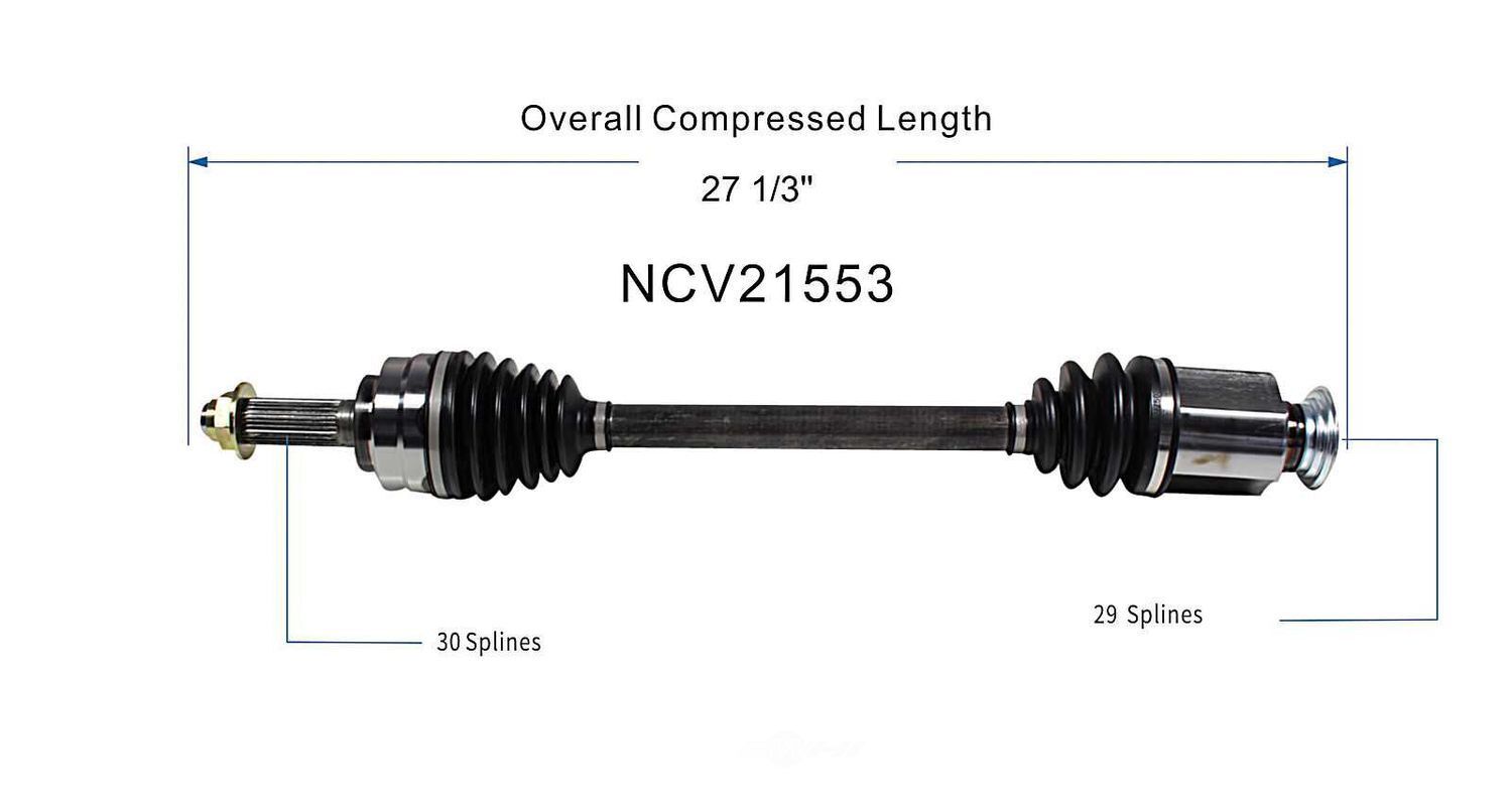 Right New CV Complete Assy   GSP North America   NCV21553