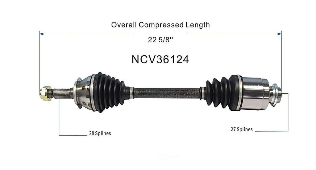 Right New CV Complete Assy   GSP North America   NCV36124