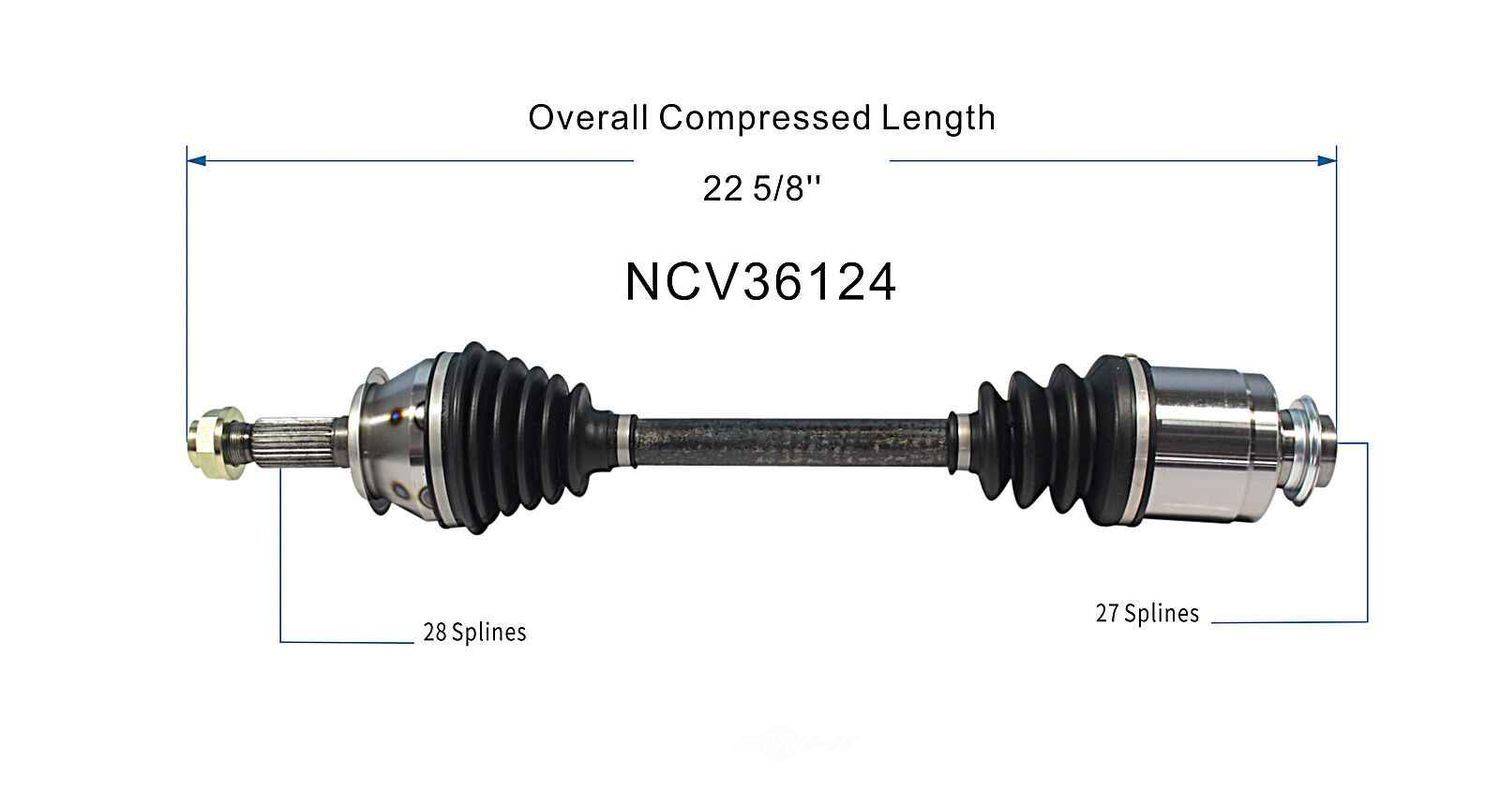 Right New CV Complete Assy   GSP North America   NCV36124