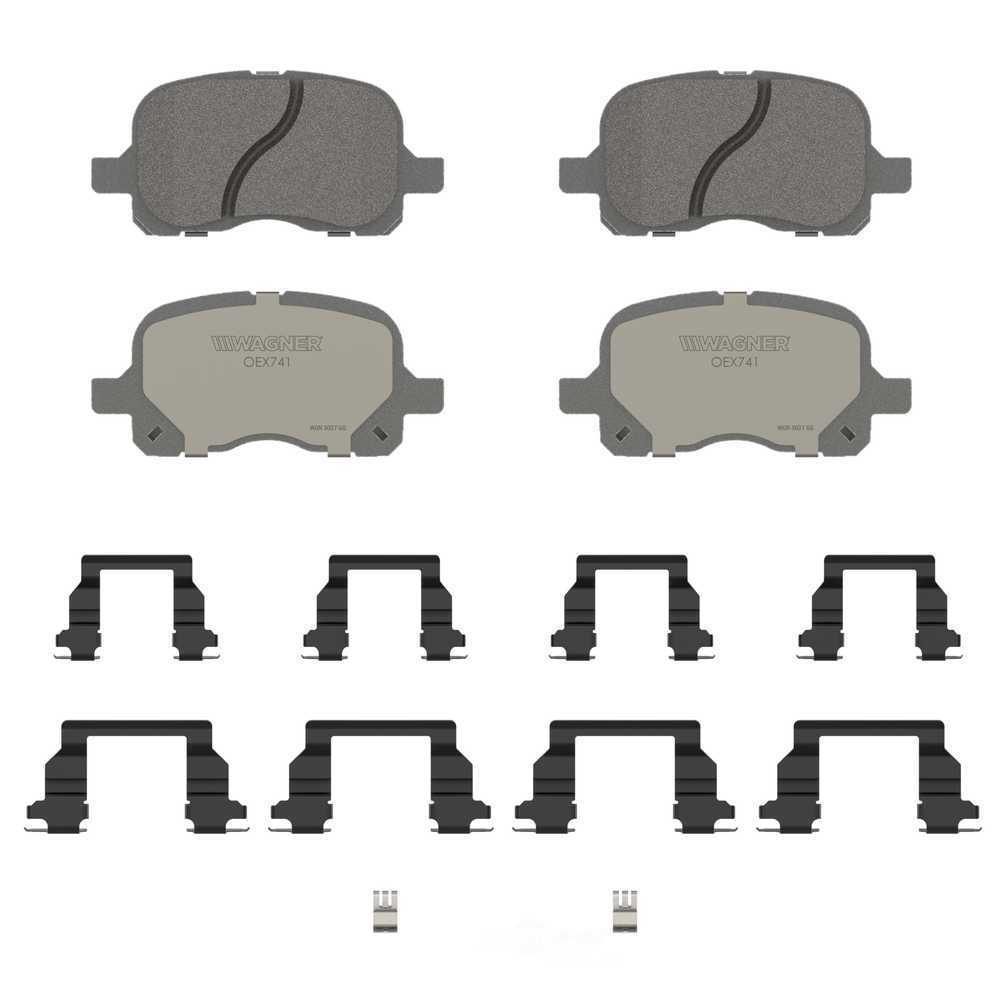 Frt Premium Ceramic Brake Pads  Wagner  OEX741