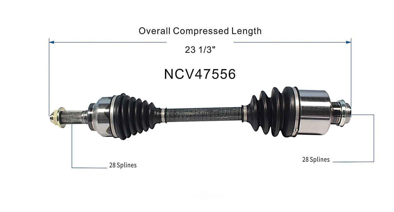 Right New CV Complete Assy   GSP North America   NCV47556