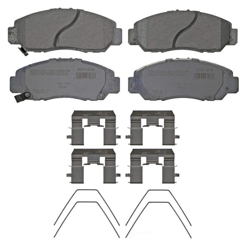 Frt Premium Ceramic Brake Pads  Wagner  OEX1608