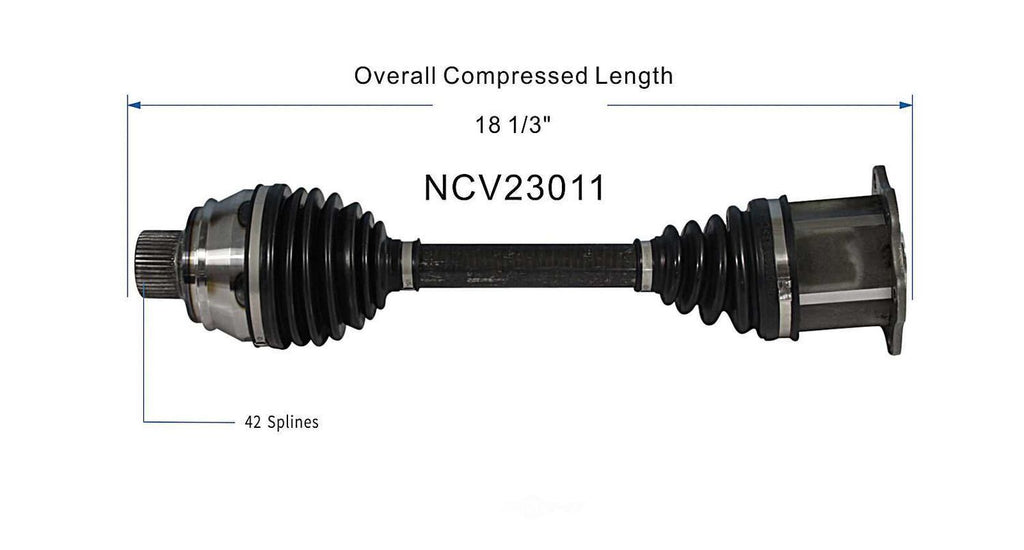 Axle Shaft Assy- CV Shaft   GSP North America   NCV23011
