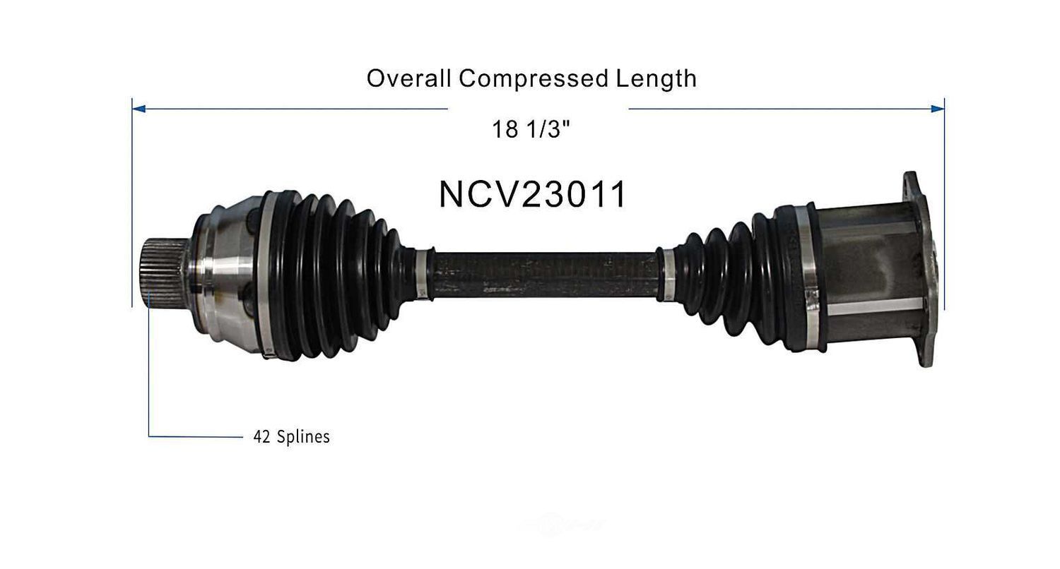 Axle Shaft Assy- CV Shaft   GSP North America   NCV23011