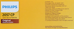 Turn Signal Light  Philips  2057CP