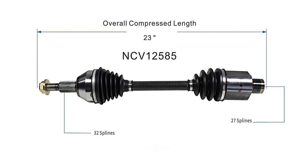 Right New CV Complete Assy   GSP North America   NCV12585