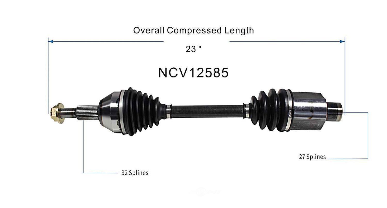 Right New CV Complete Assy   GSP North America   NCV12585