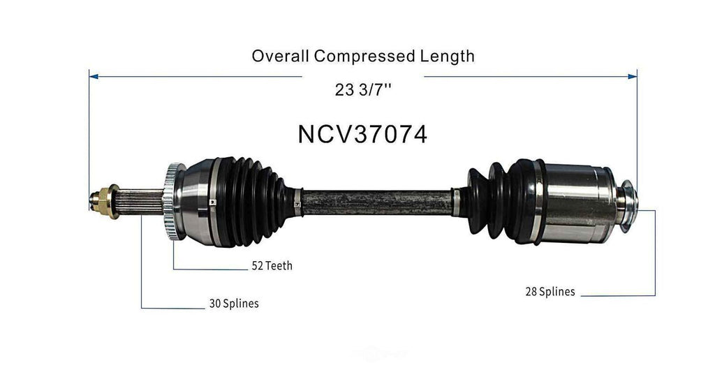 Right New CV Complete Assy   GSP North America   NCV37074