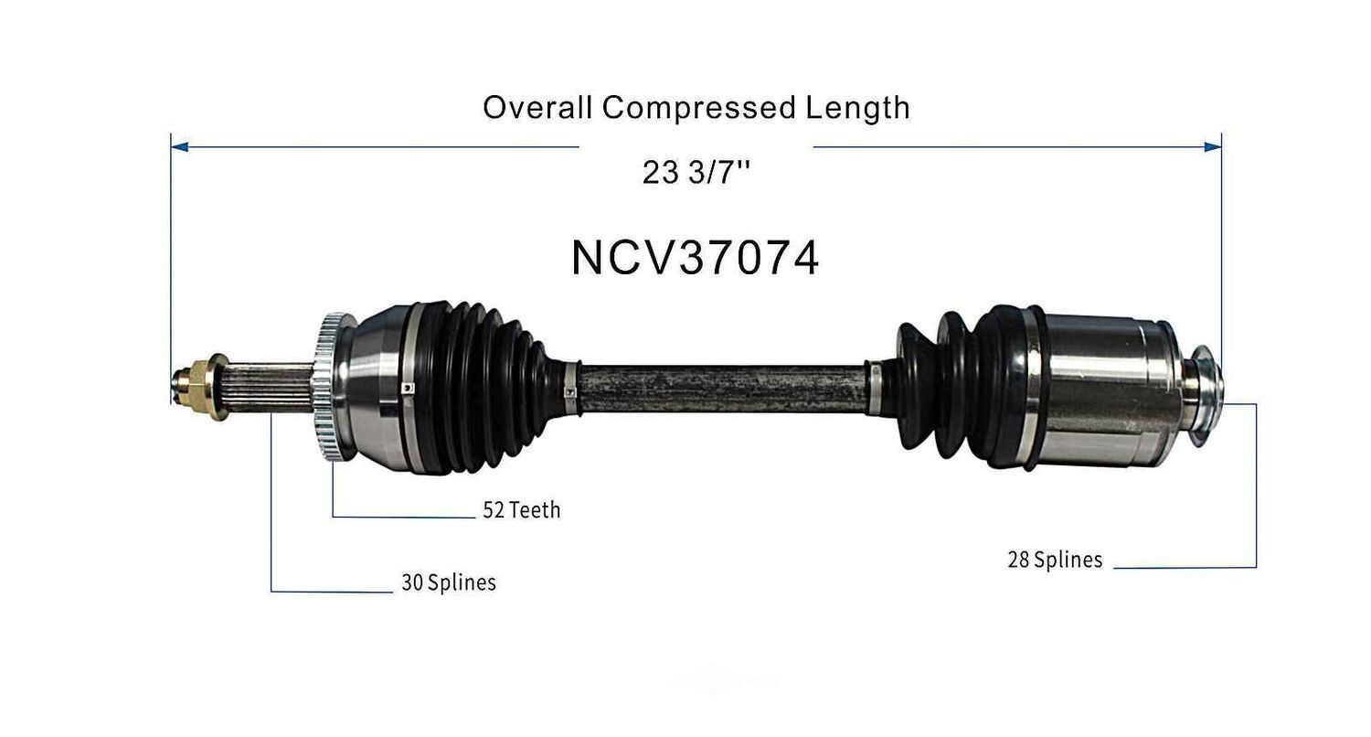Right New CV Complete Assy   GSP North America   NCV37074