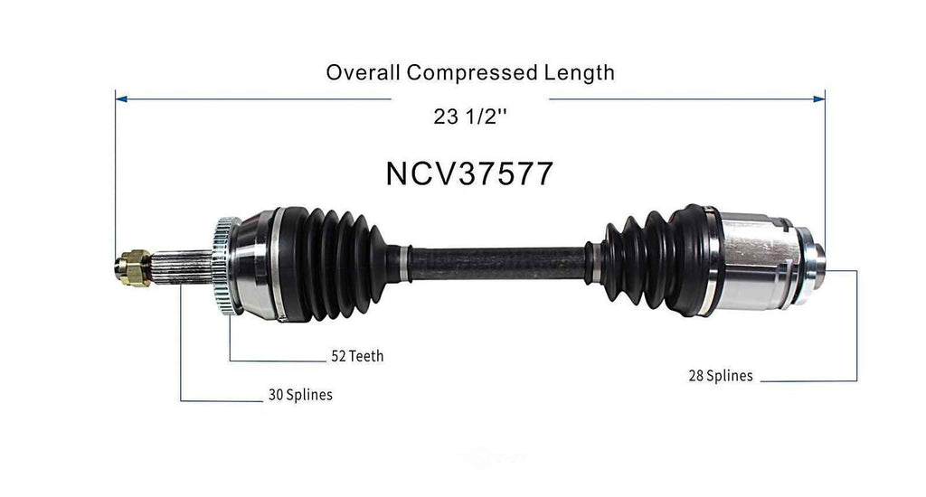 Right New CV Complete Assy   GSP North America   NCV37577