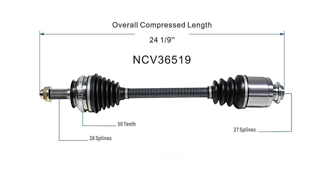Left New CV Complete Assy   GSP North America   NCV36519