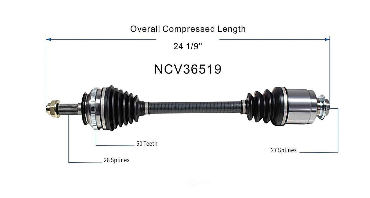 Left New CV Complete Assy   GSP North America   NCV36519