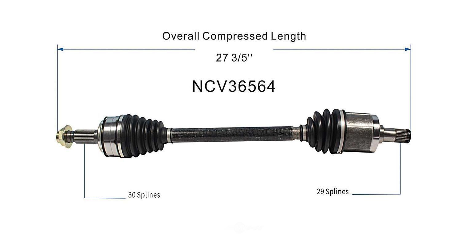 Left New CV Complete Assy   GSP North America   NCV36564