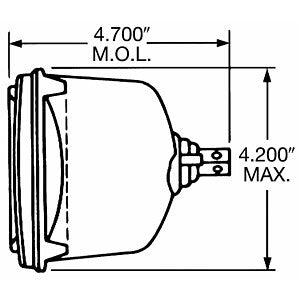 Dual Beam Headlight  Wagner  H6545