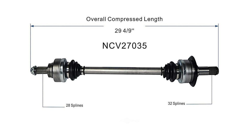Left New CV Complete Assy   GSP North America   NCV27035