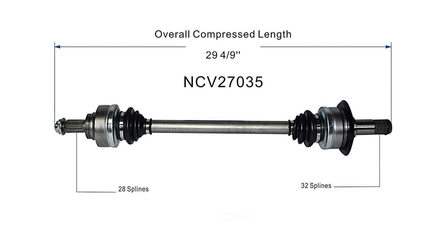 Left New CV Complete Assy   GSP North America   NCV27035