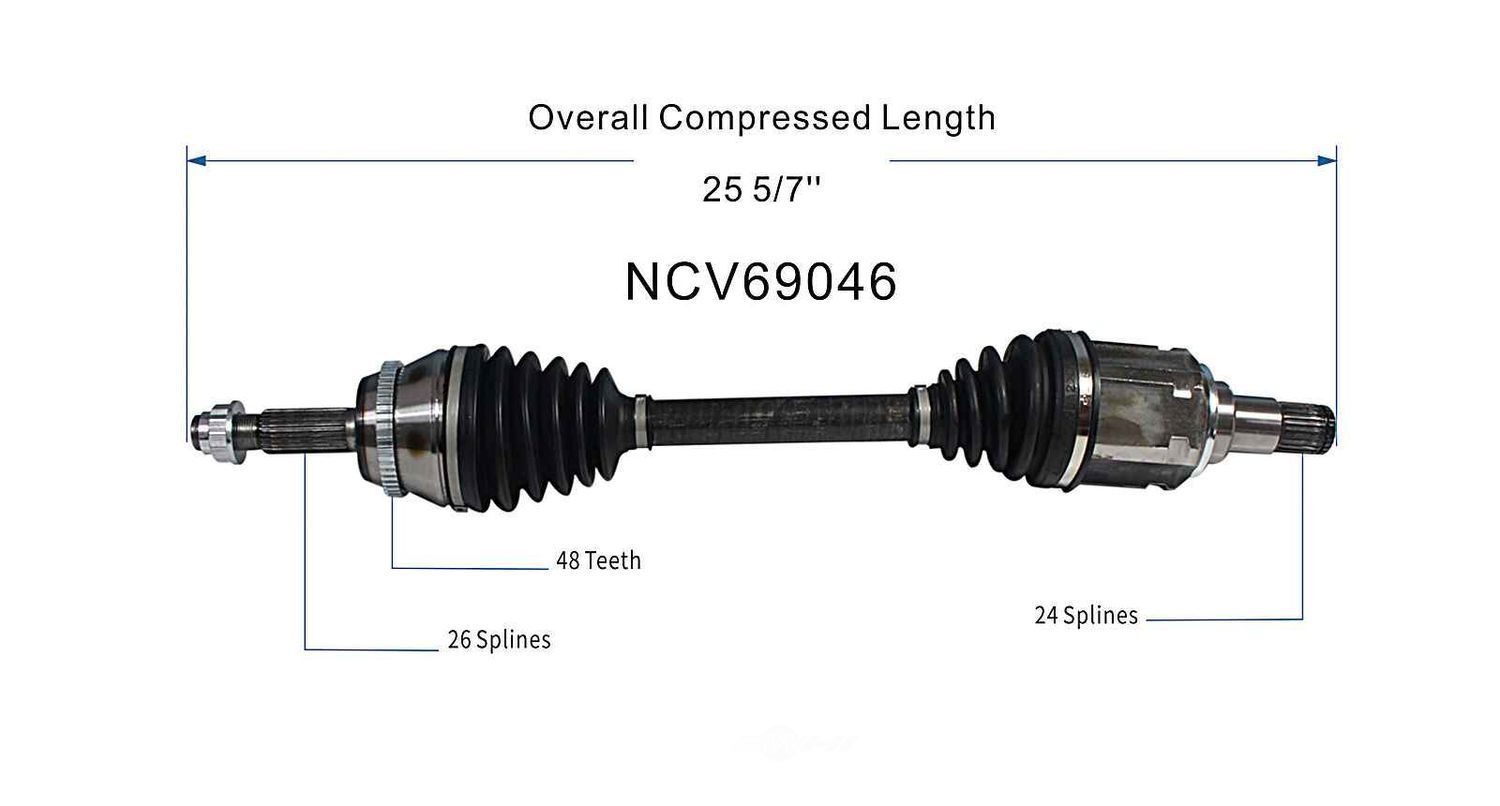 Left New CV Complete Assy   GSP North America   NCV69046