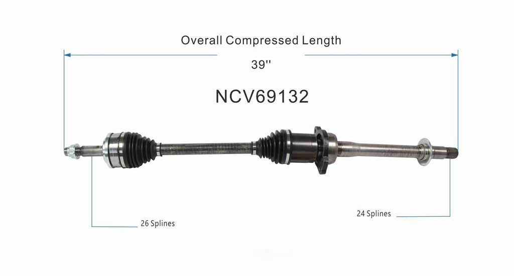 Right New CV Complete Assy   GSP North America   NCV69132