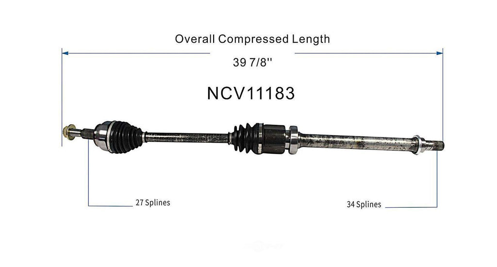 Right New CV Complete Assy   GSP North America   NCV11183