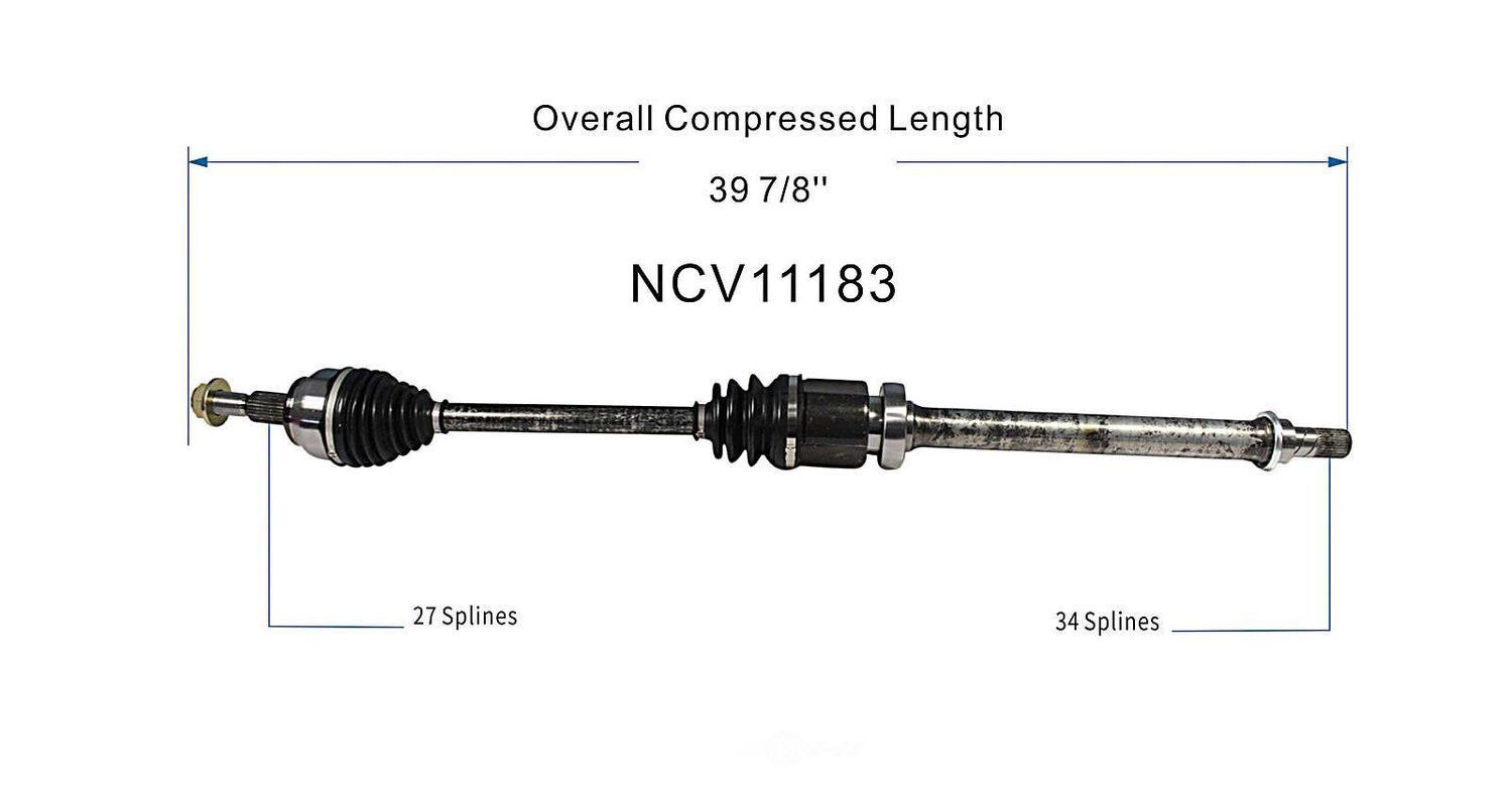 Right New CV Complete Assy   GSP North America   NCV11183
