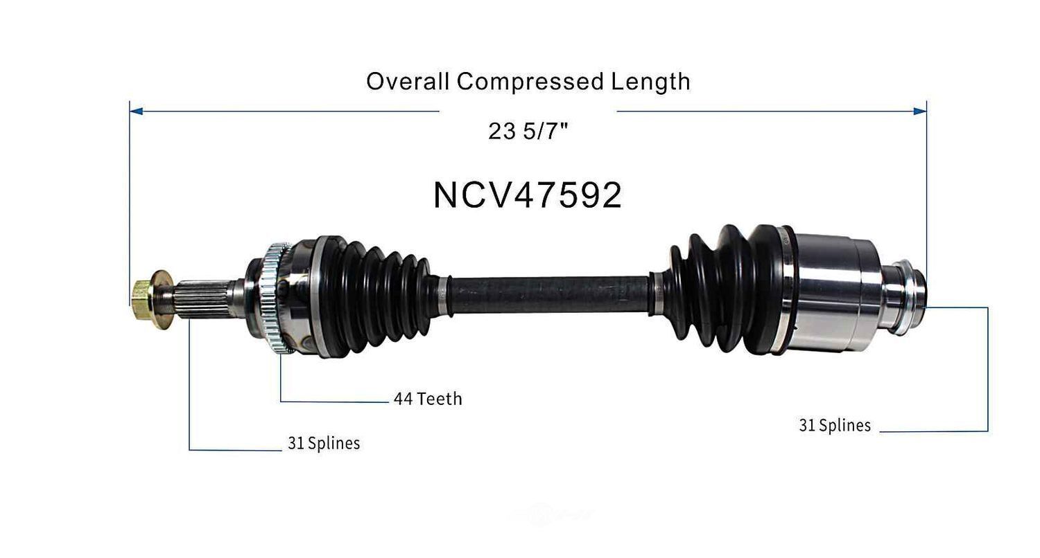 Right New CV Complete Assy   GSP North America   NCV47592