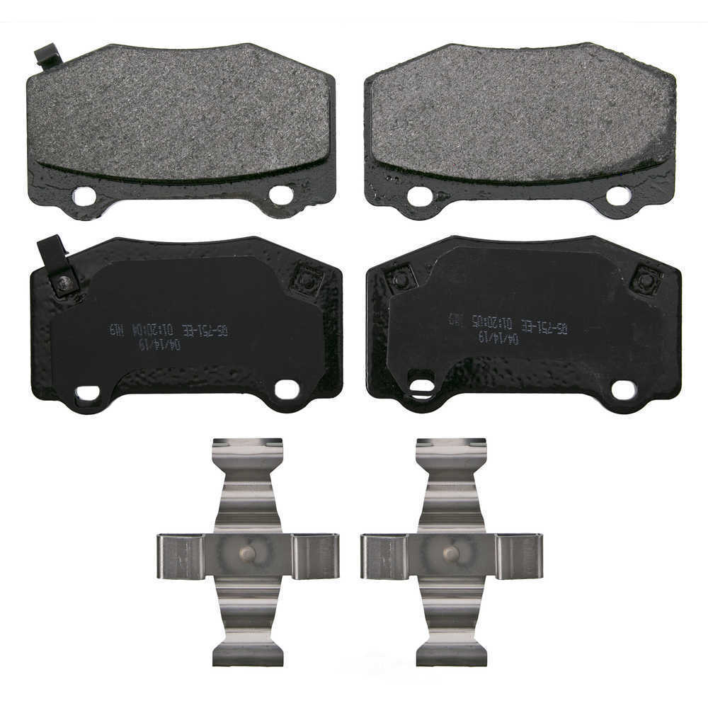 Rr Semi-Met Brake Pads  Wagner  ZX1718