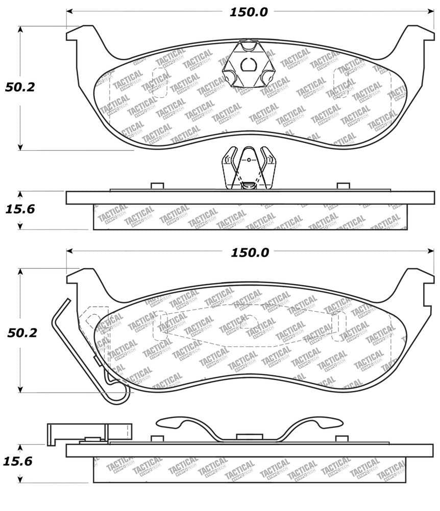 Rr Severe Duty Brake Pads  Centric Parts  307.09320
