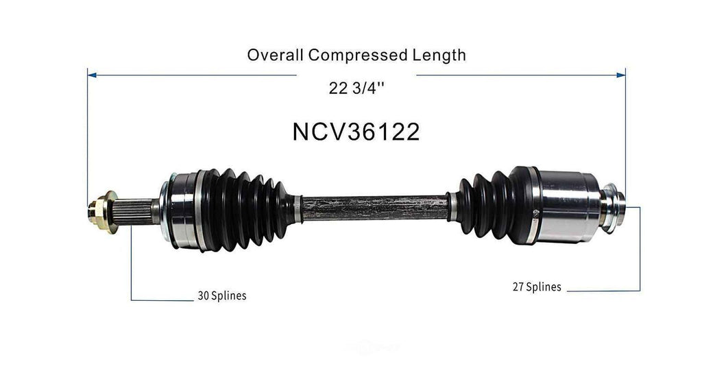 Right New CV Complete Assy   GSP North America   NCV36122