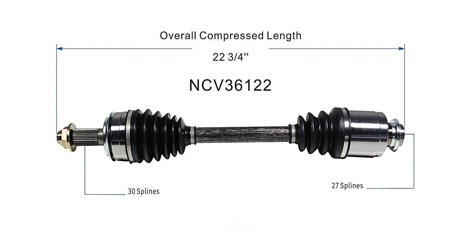 Right New CV Complete Assy   GSP North America   NCV36122