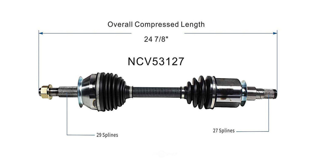 Axle Shaft Assy- CV Shaft   GSP North America   NCV53127